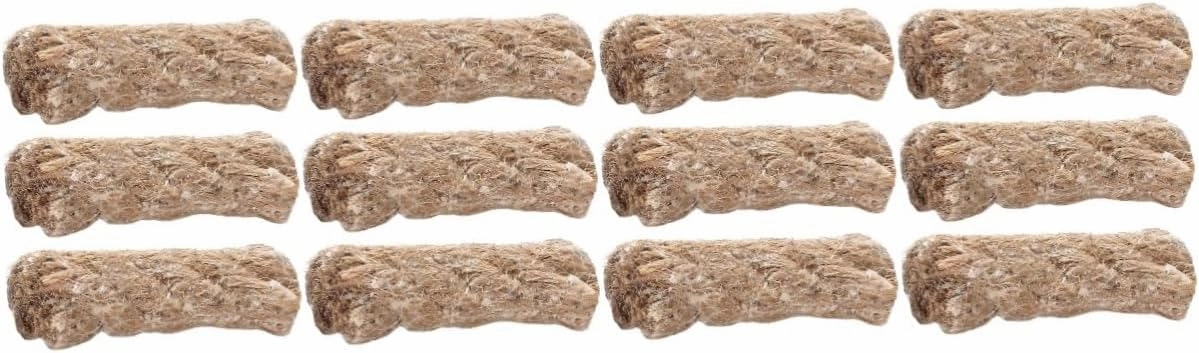 balacoo 12pcs Jute Rope Fire Igniters for Outdoor Camping BBQ Survival Lightweight Weather-Resistant Fire Starting Tool