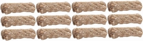 balacoo 12pcs Jute Rope Fire Igniters for Outdoor Camping BBQ Survival Lightweight Weather-Resistant Fire Starting Tool