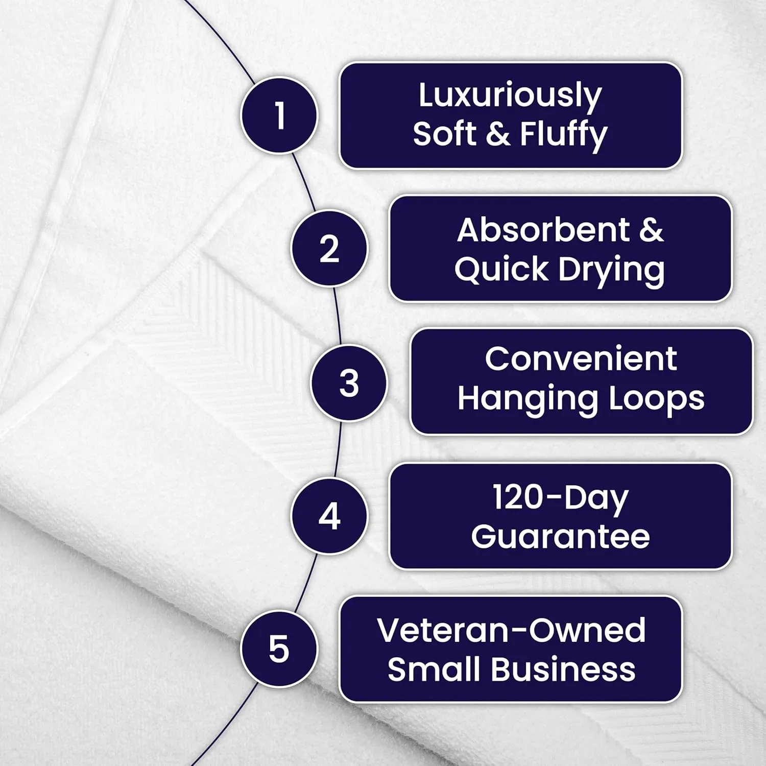 Bamboo Viscose Bath Towels - Ultra Soft & Plush 700 GSM Luxury Bath Towels - Super Absorbent & Quick Drying - 6 Piece Towel Set (Pewter Grey)