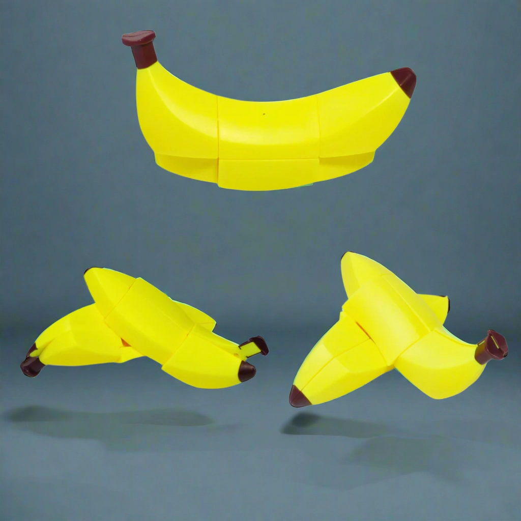 Banana Shaped Magic Speed Cube for Kids-1