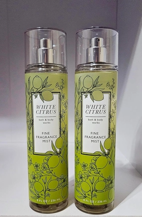 Bath & Body White Citrus Fine Fragrance Mist, 8 fl oz, Set of 2