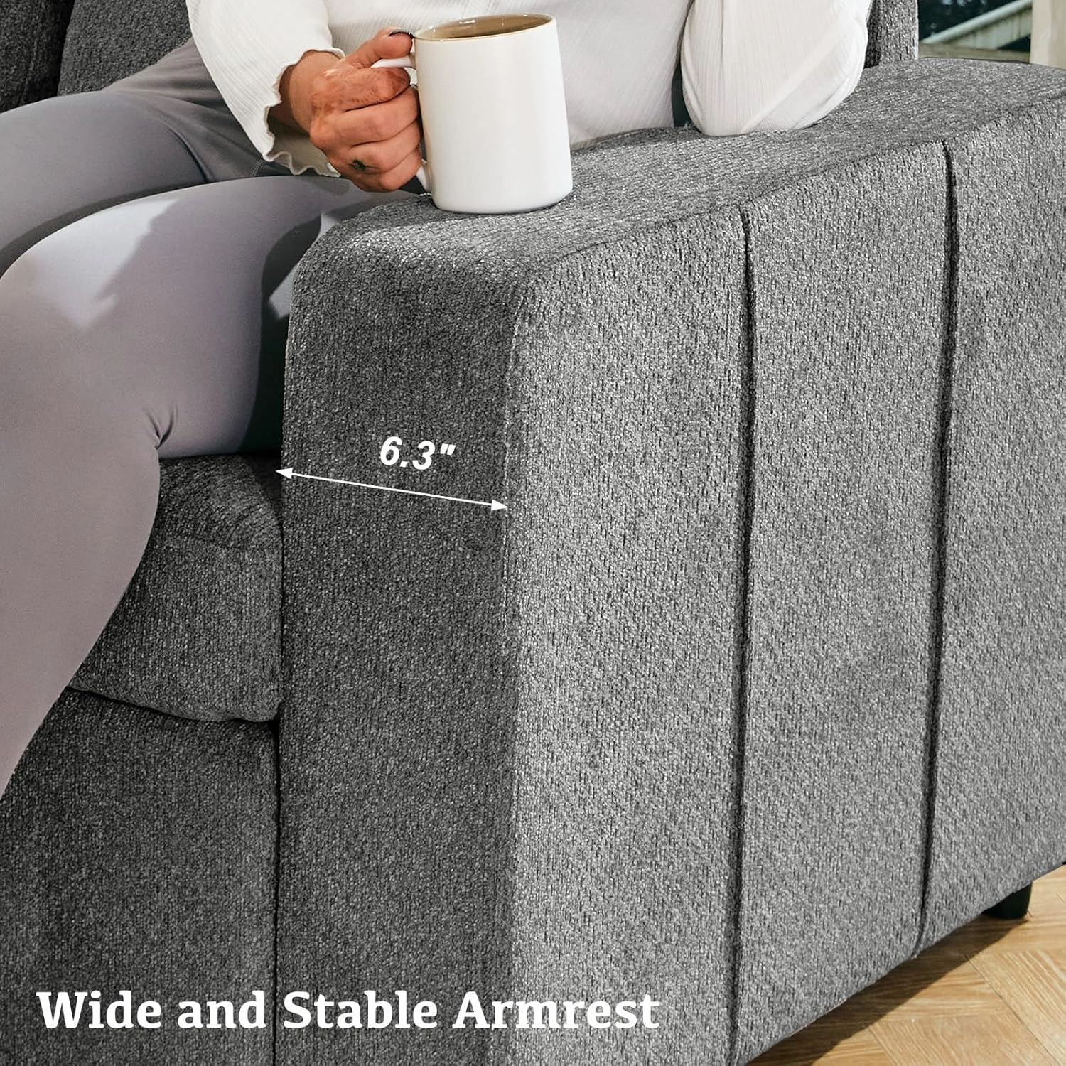 Belffin Modular Sectional Sleeper Sofa Bed with Pull Out Couch, Oversized U Shaped Sleeper Pull Out Bed with Storage Loveseat, Convertible Sectional Couches for Living Room, Light Grey