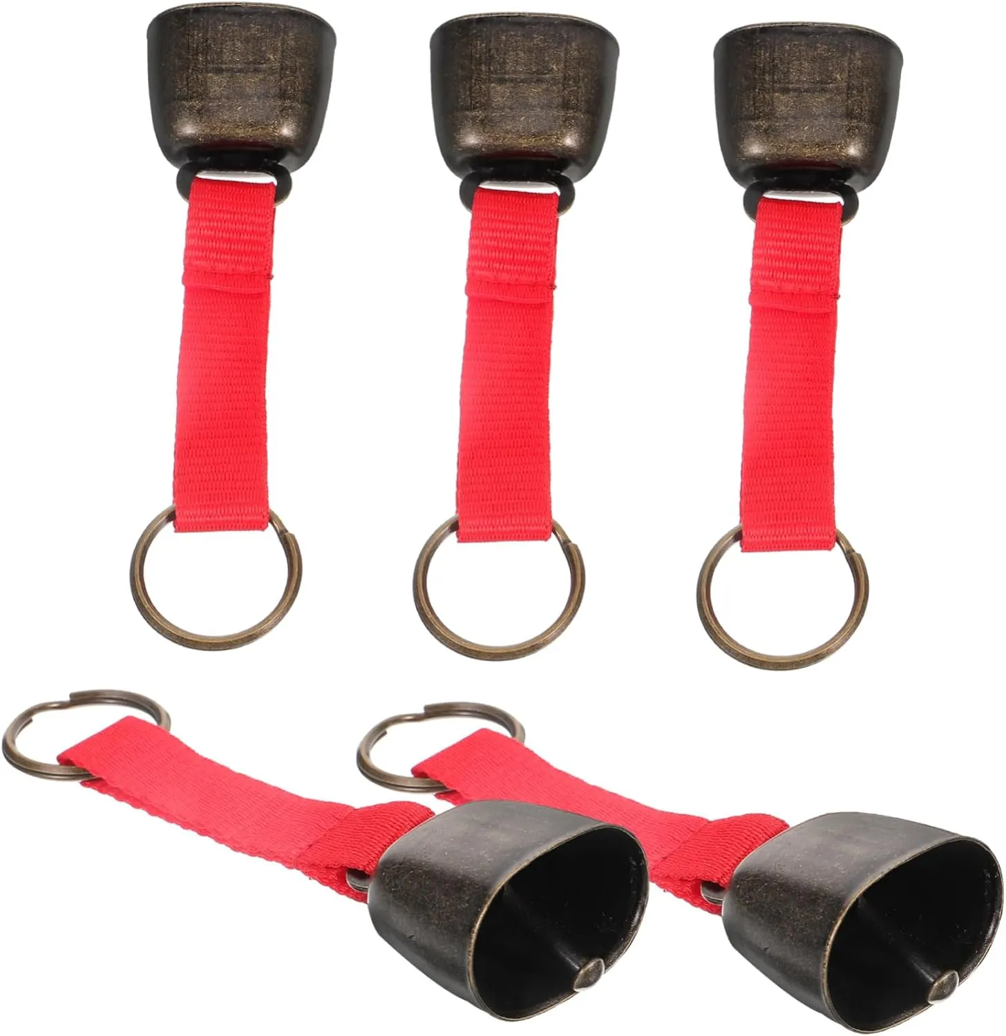 BESPORTBLE Vintage Farm Animal Bell Hikersbell Whistle Emergency Loud Animal Warning Bells
