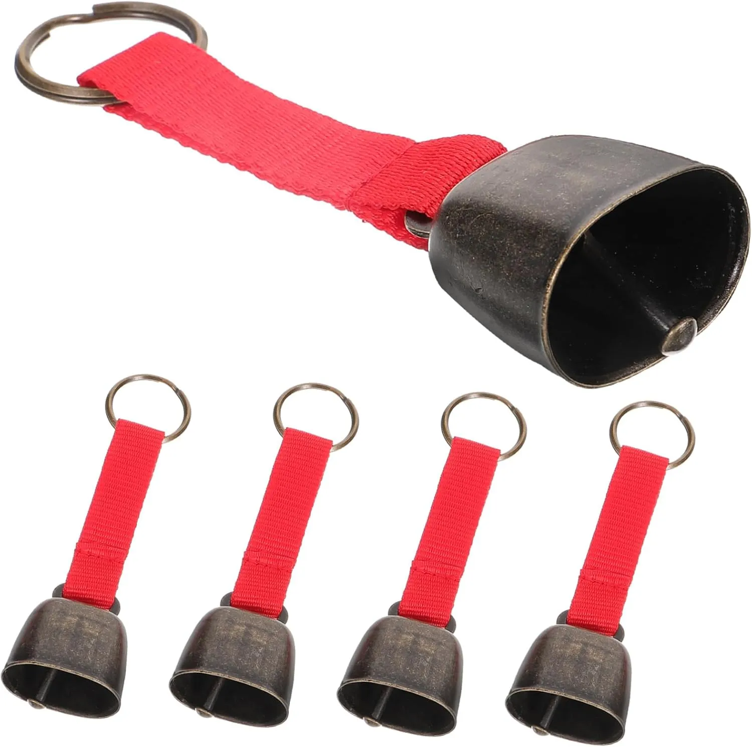 BESPORTBLE Vintage Farm Animal Bell Hikersbell Whistle Emergency Loud Animal Warning Bells