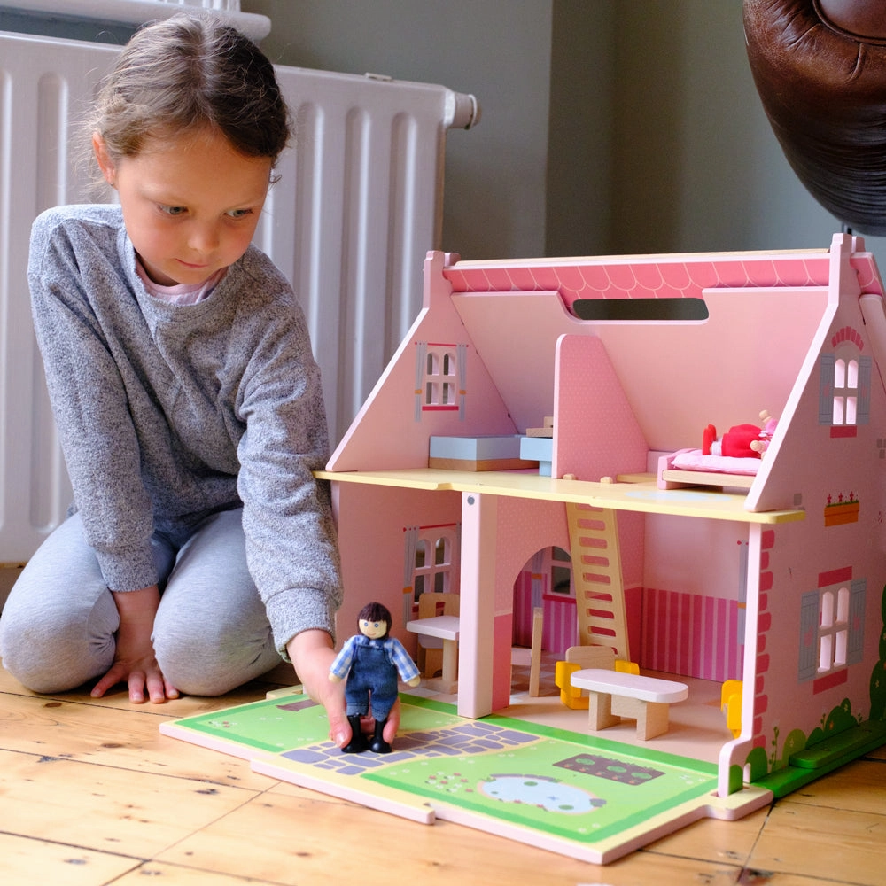 Blossom Cottage Dolls House and Accessories