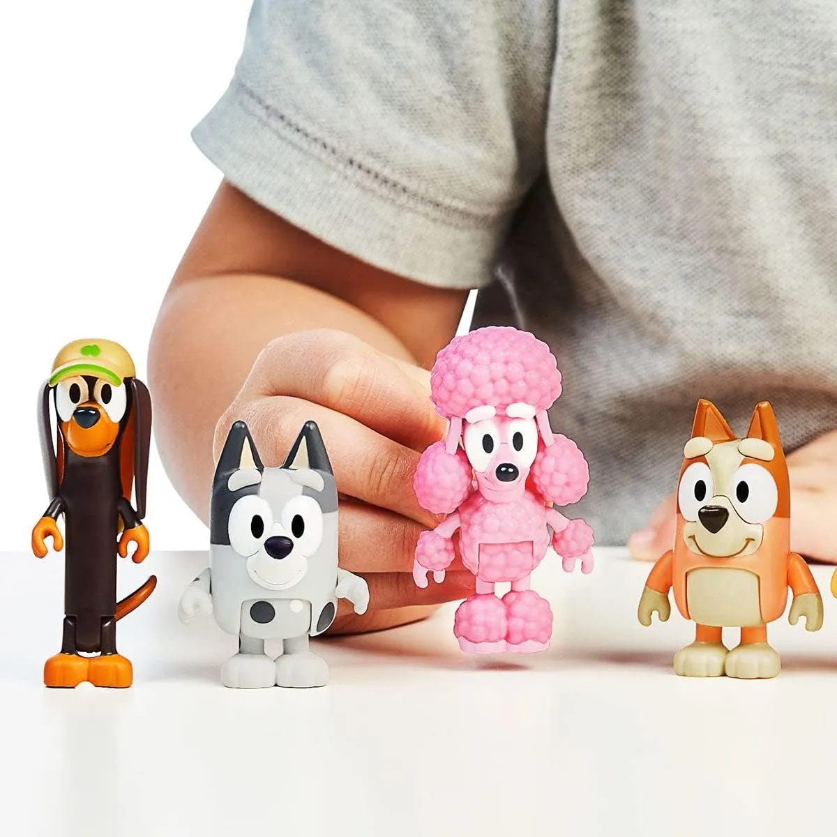 Bluey Figure 4 Pack - Friends Pack, Multicolor (13014)