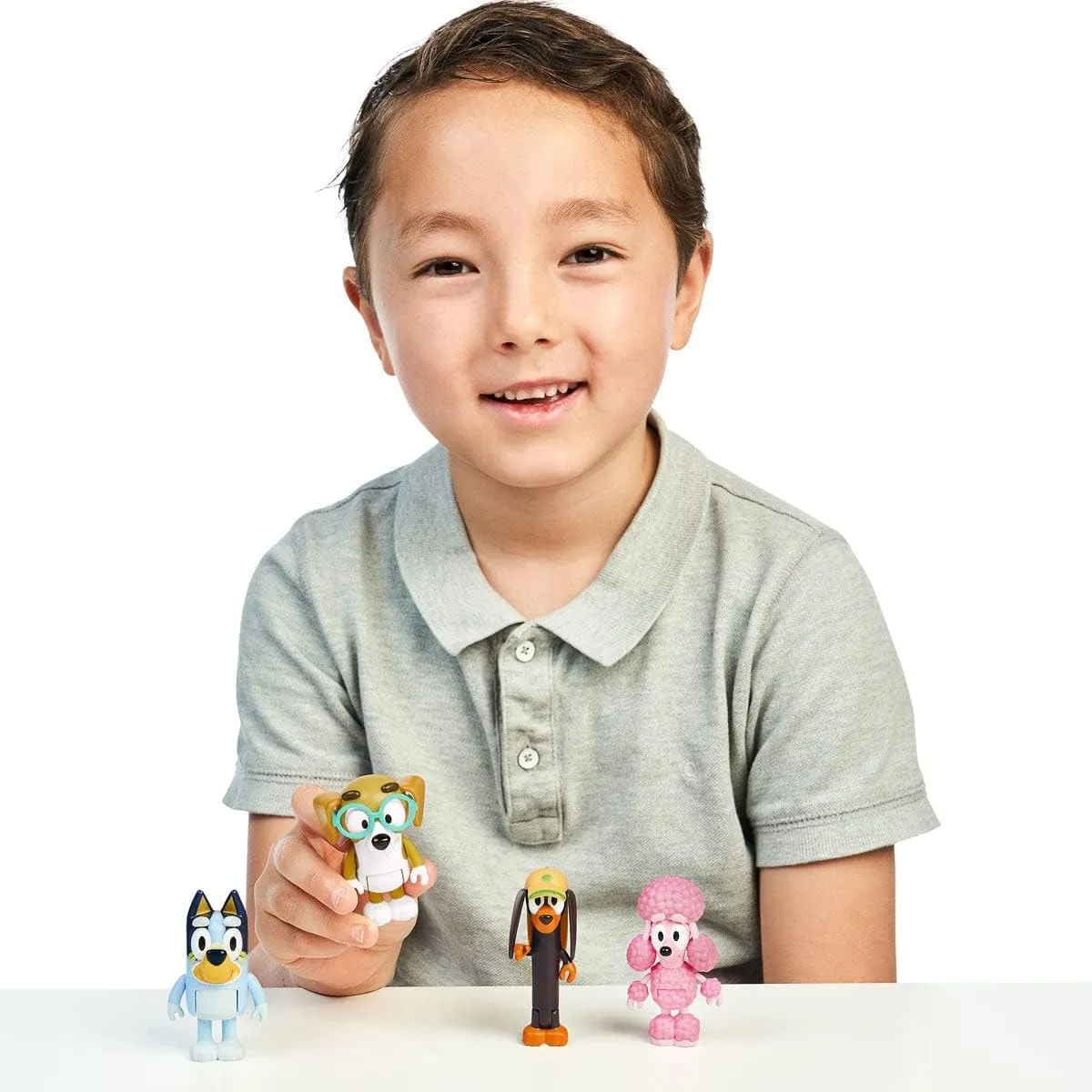 Bluey Figure 4 Pack - Friends Pack, Multicolor (13014)