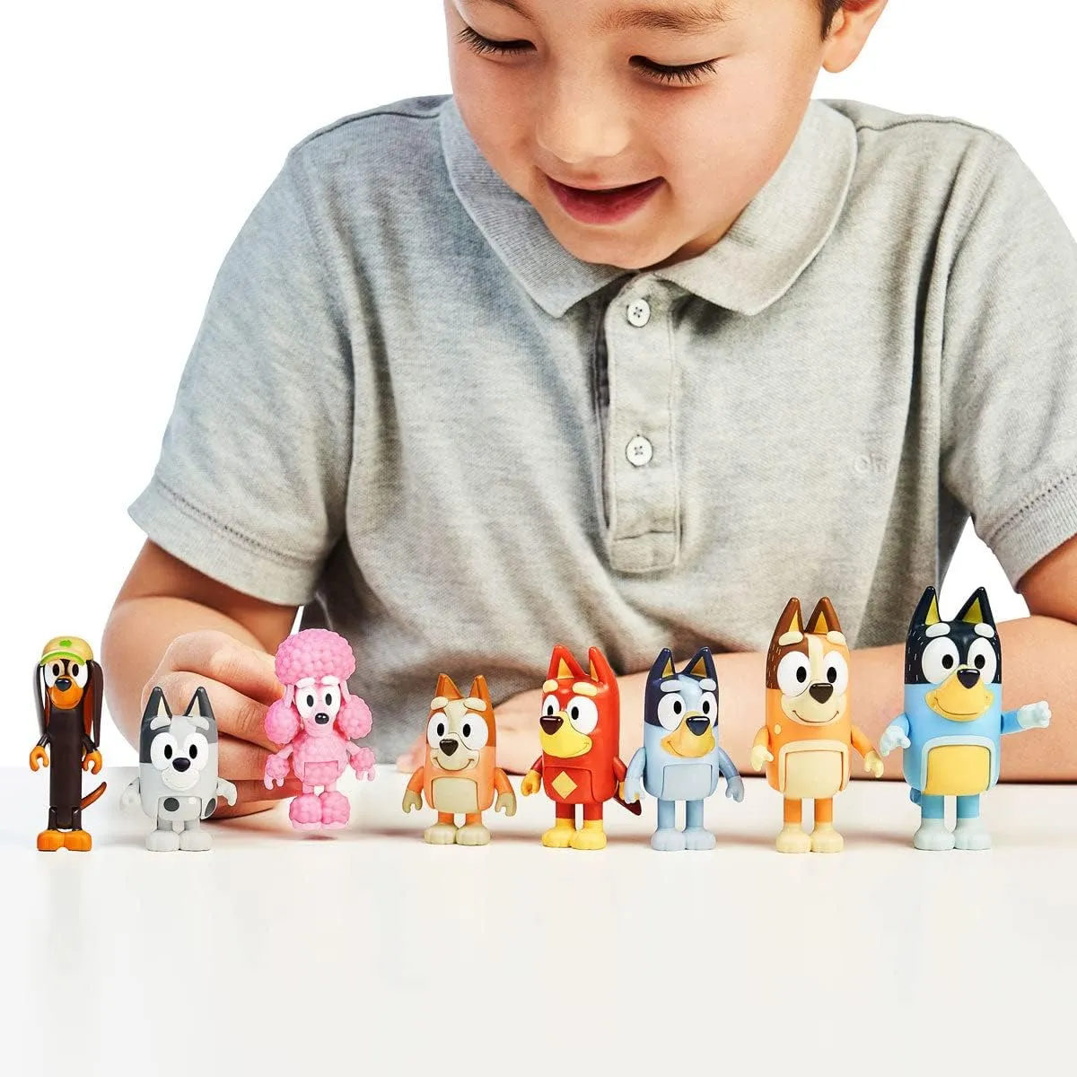 Bluey Figure 4 Pack - Friends Pack, Multicolor (13014)