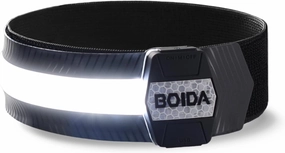BOIDA LED Reflective Band 1pcs - High Visibility Gear for Running,Bike, Camping, Walking & Cycling | USB Rechargeable | Safer Than a Reflective Vest | Orange,Orange,Green,White