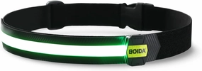 BOIDA LED Reflective Belt 1pcs - High Visibility Gear for Running,Bike, Camping, Walking & Cycling | USB Rechargeable | Safer Than a Reflective Vest | Orange,Orange,Green,White