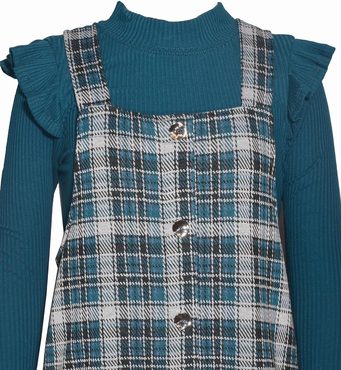 Bonnie Jean Girls 4-16 Textured Top Knit Jumper Dress