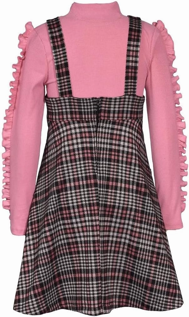 Bonnie Jean Girls 4-16 Textured Top Knit Jumper Dress
