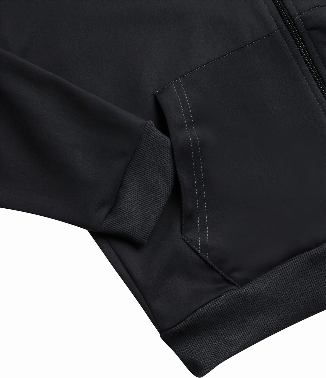 Boys' Tricot Jogger Set - 2 Piece Active Performance Zip-Up Tracksuit Set (Size: 4-18)