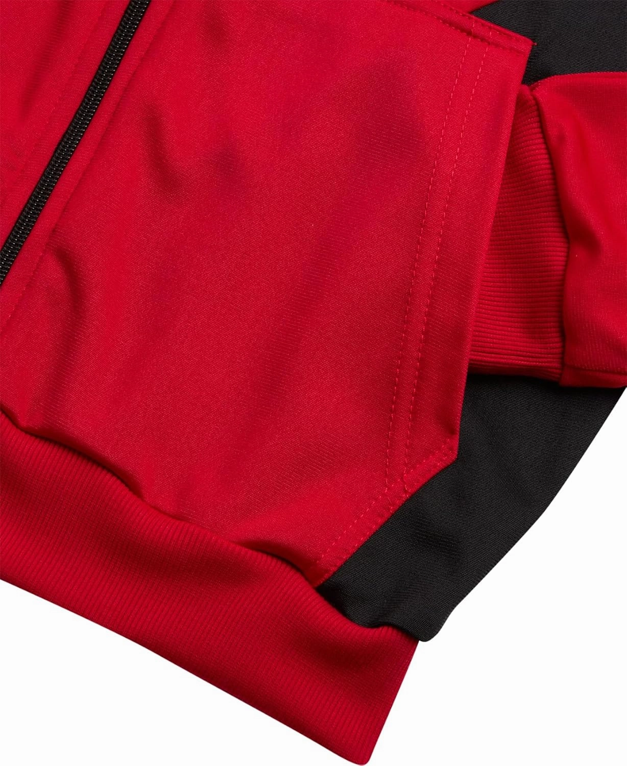 Boys' Tricot Jogger Set - 2 Piece Active Performance Zip-Up Tracksuit Set (Size: 4-18)