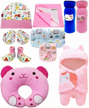 Brandonn New Born Baby Gift Set Combo Pack (11 Pcs) - Pack of 1