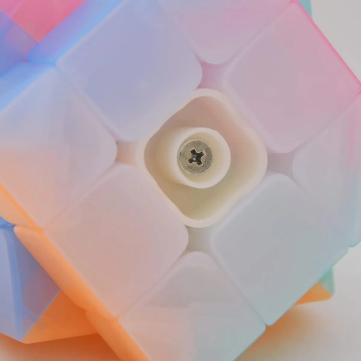 Bukefuno QY Toys 3x3 Warrior W Jelly Cube Magic Transparent Puzzle MoFangGe 3x3x3 Jelly Cube Stickerless Speed Cube Toy