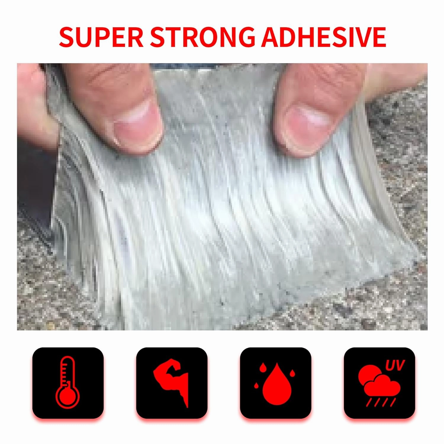Butyl Tape Waterproof Sealing Tape 2inch x16feet, Upgraded Aluminum Foil Tape Heavy Duty for RV Repair, Awning, Window, Glass & EDPM Roof Leak Patching, Boat and Pipe Sealing, Silver