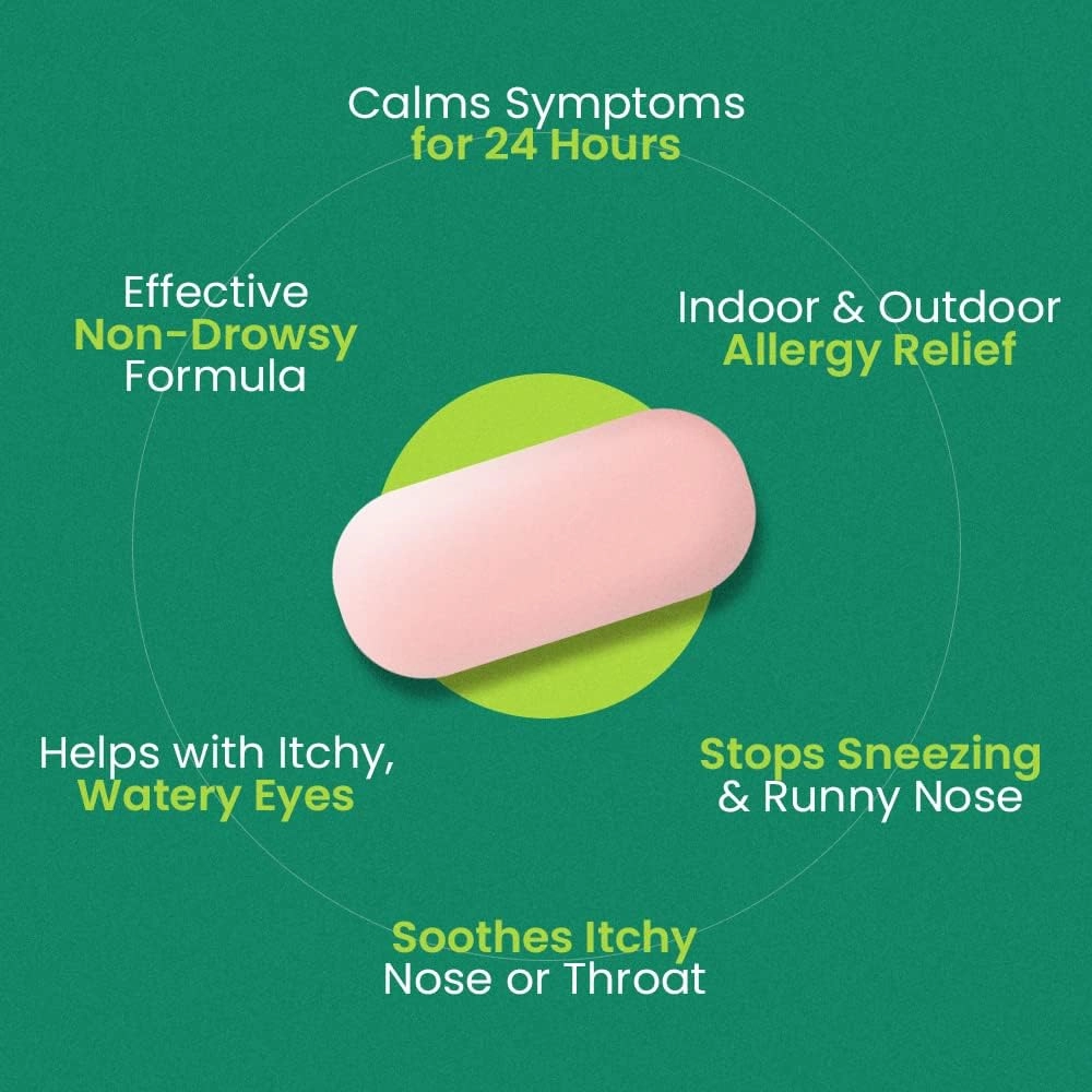 C'rcle Fexofenadine 180mg 150 Tablets, Allergy Pills Non Drowsy & 24 Hour Allergy Medicine to Support All Day Allergy Relief - Allergy Medication Antihistamine Tablets for Adults Allergy Symptoms