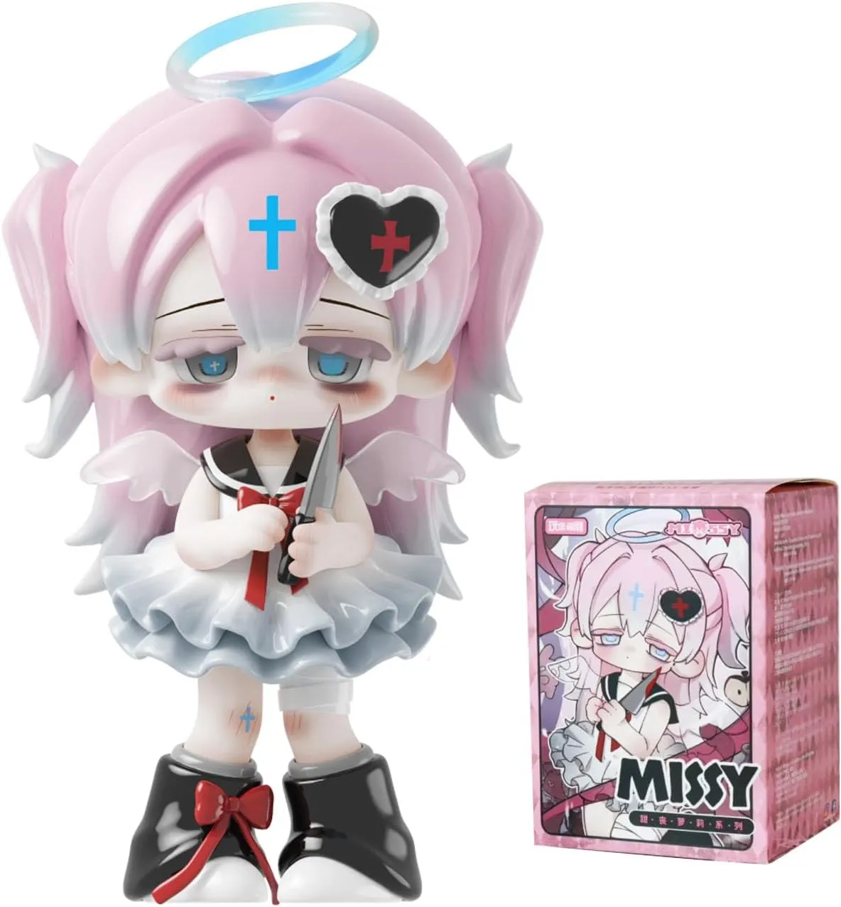 CALEMBOU Anime Blind Box Figure, Cute Missy Series Mystery Box Figure, Home Decoration Collectible PVC Figurine for Birthday Gifts(1PC)