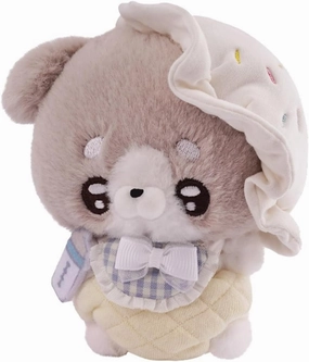 CALEMBOU Anime Plush Doll, 5.5'' Handspupu Series Kawaii Animals Plush Figure, Cute Stuffed Doll Collectible Plush Toys Christmas Birthaday Gifts for Girl (Puppy)