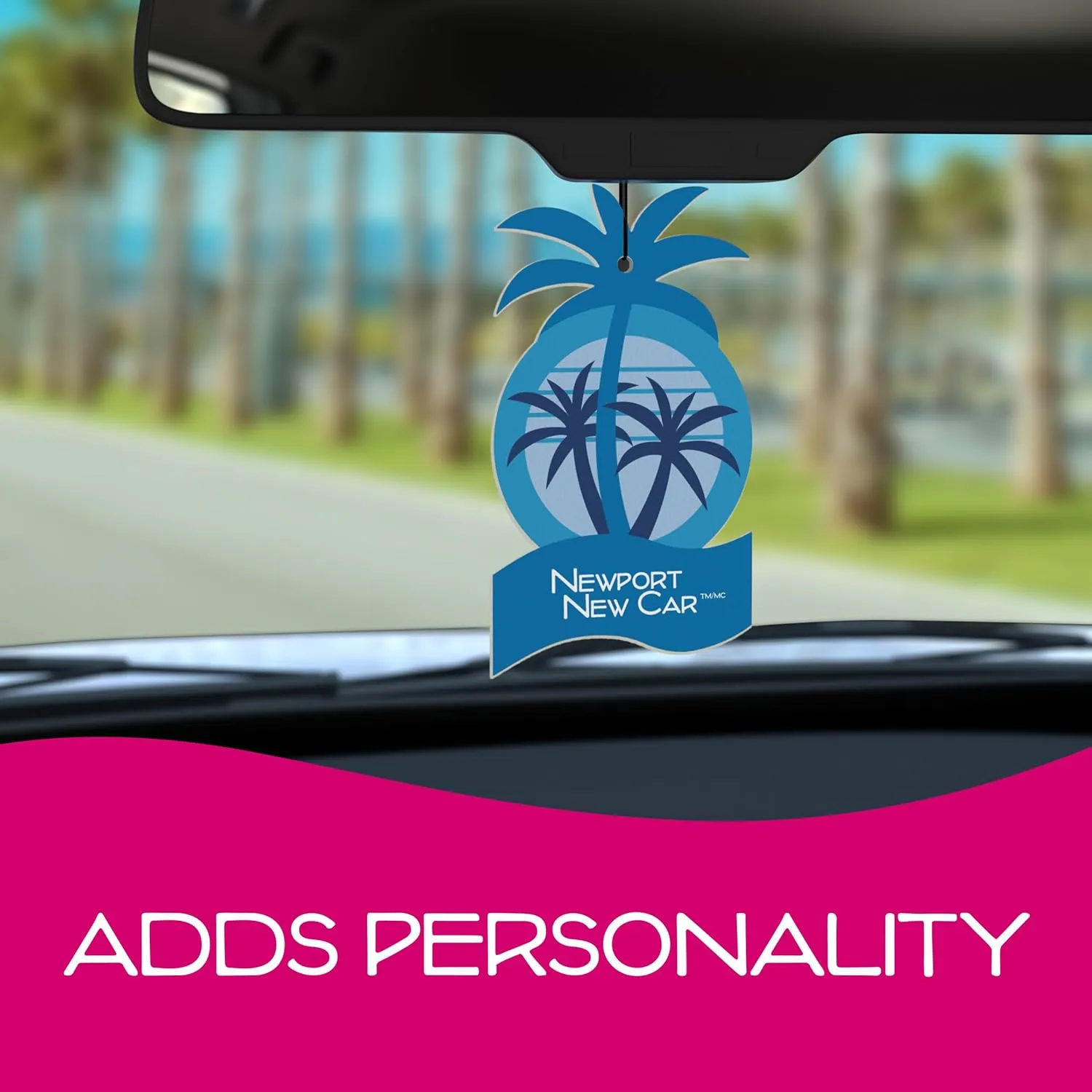 California Scents Palms Paper Newport New Car Air Freshener