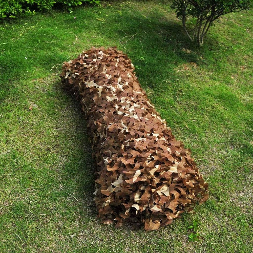 Camo Netting - Outdoor Jungle Car Truck Sunshading Net, Woodland Camouflage Netting Blinds for Camping Shooting Hunting, Military Themed Party Decoration
