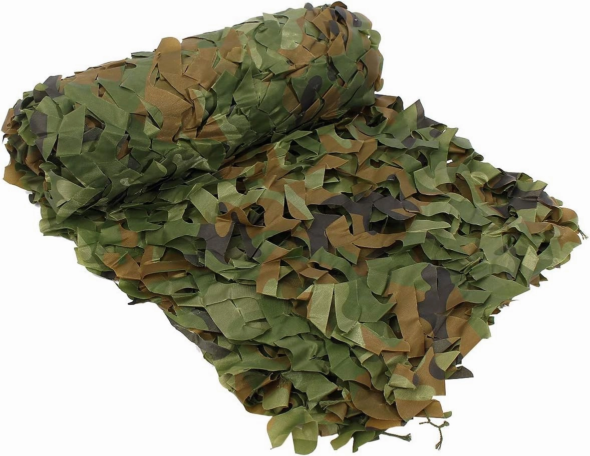 Camouflage Netting Mesh UV Resistant Reinforced Camo Net Army Blinds for Sunshade Camping Shooting Hunting Party Decoration