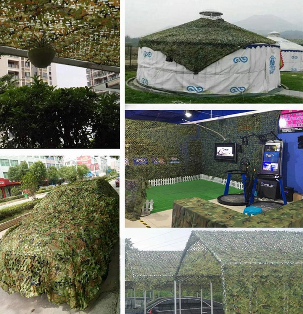 Camouflage Netting Mesh UV Resistant Reinforced Camo Net Army Blinds for Sunshade Camping Shooting Hunting Party Decoration