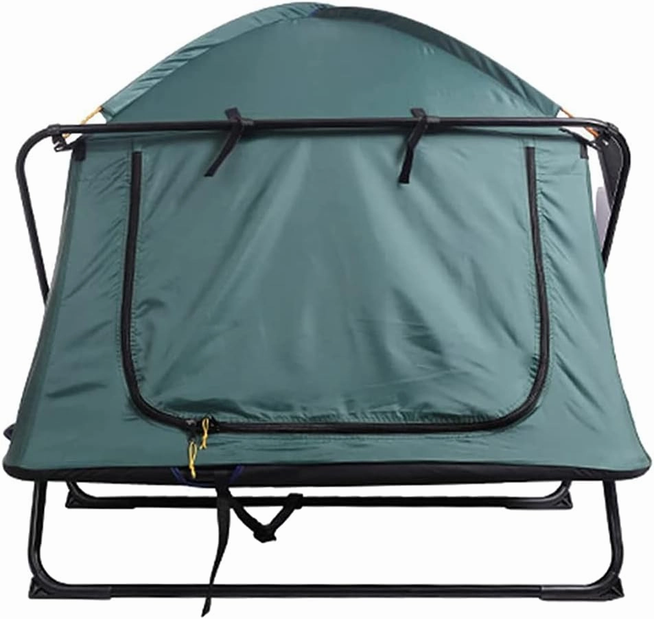 Camping Tent Bed Double Layer Outdoor Camping Tent Folding Tent Oxford Fabric Portable for Outdoor Camping,Hiking,Fishing,Hiking,Picnic