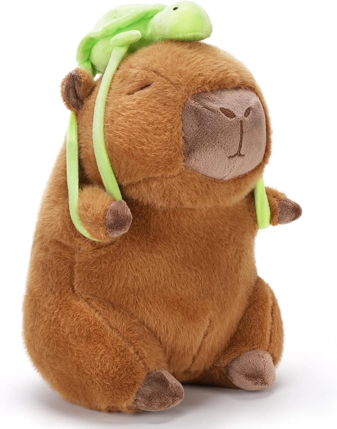 Capybara Plush Toy - Ultra Soft Stuffed Animal, Cute Realistic Design, Safe & Huggable for Kids, Adults, Pet Lovers (13.8"/35cm)