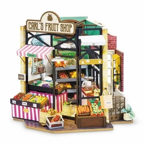 Carl's Fruit Shop DIY Miniature House Kit