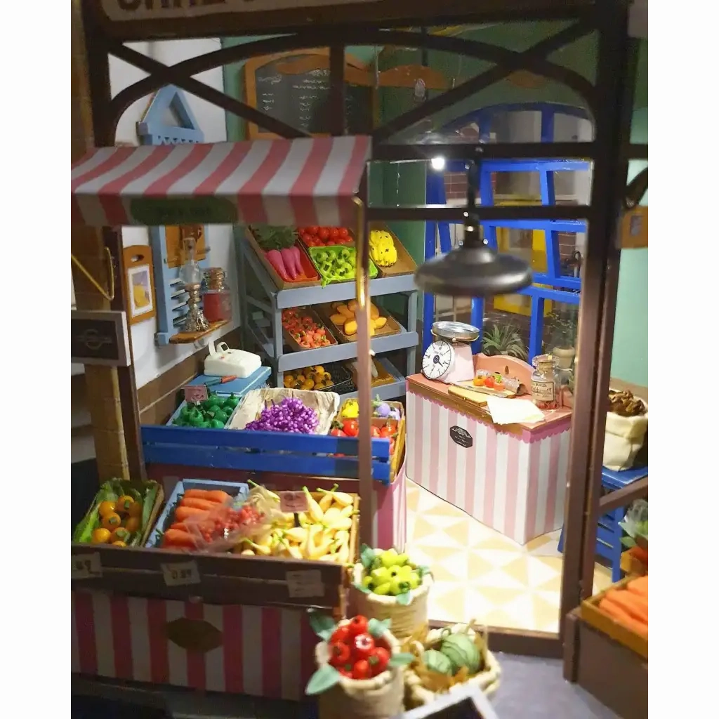 Carl's Fruit Shop DIY Miniature House Kit