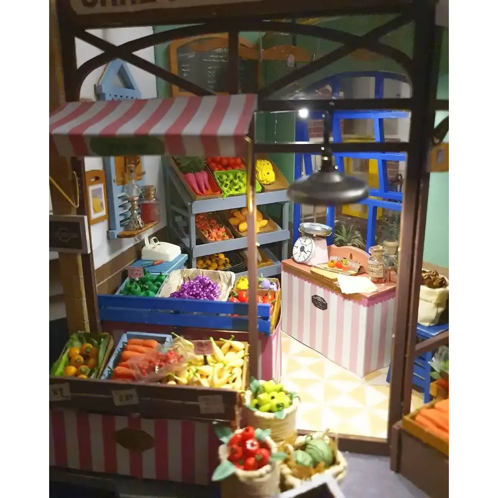 Carl's Fruit Shop DIY Miniature House Kit