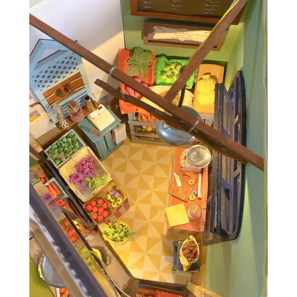 Carl's Fruit Shop DIY Miniature House Kit