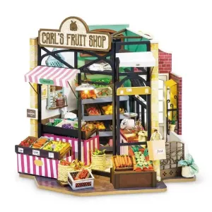 Carl's Fruit Shop DIY Miniature House Kit