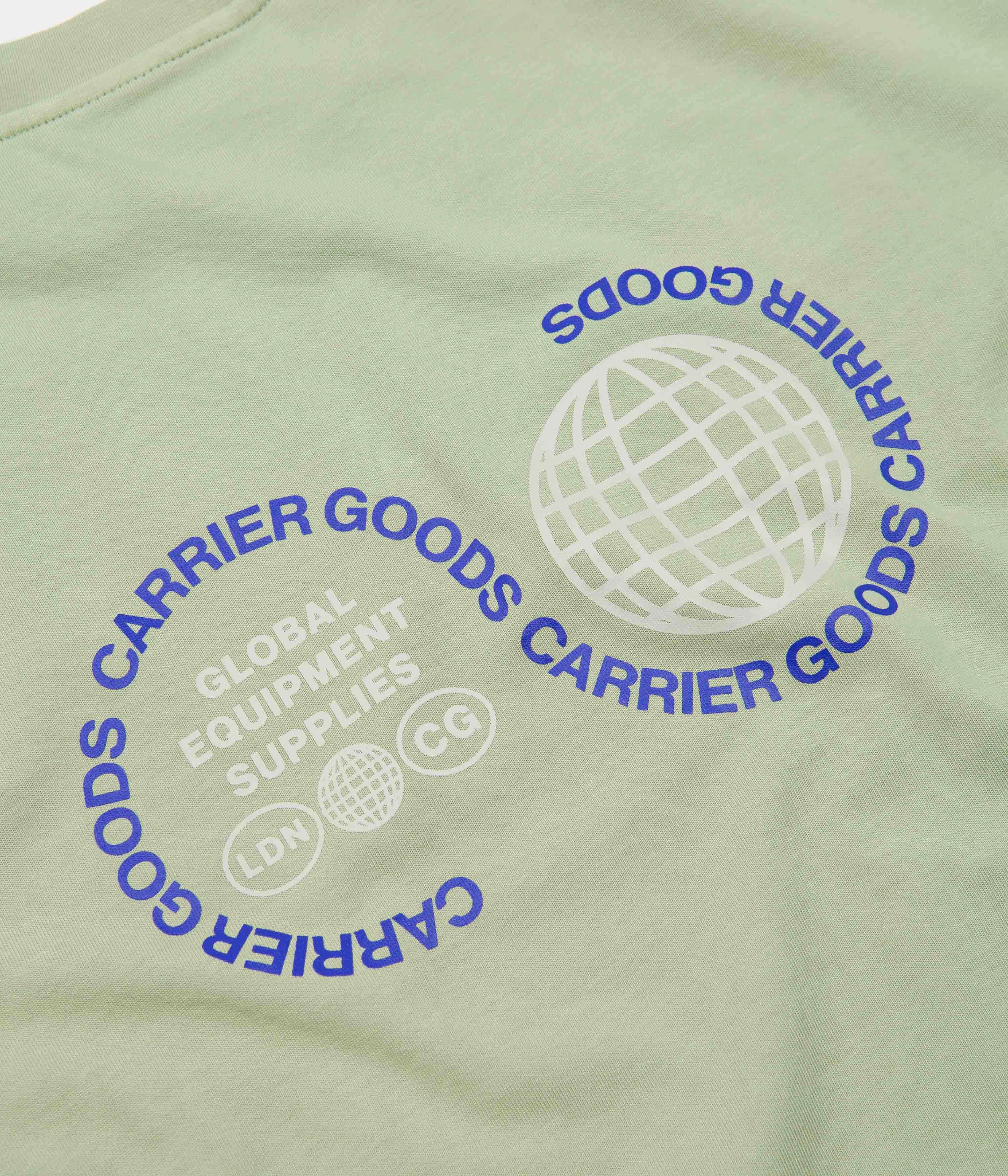 Carrier Goods Globe T-Shirt - Reseda Green