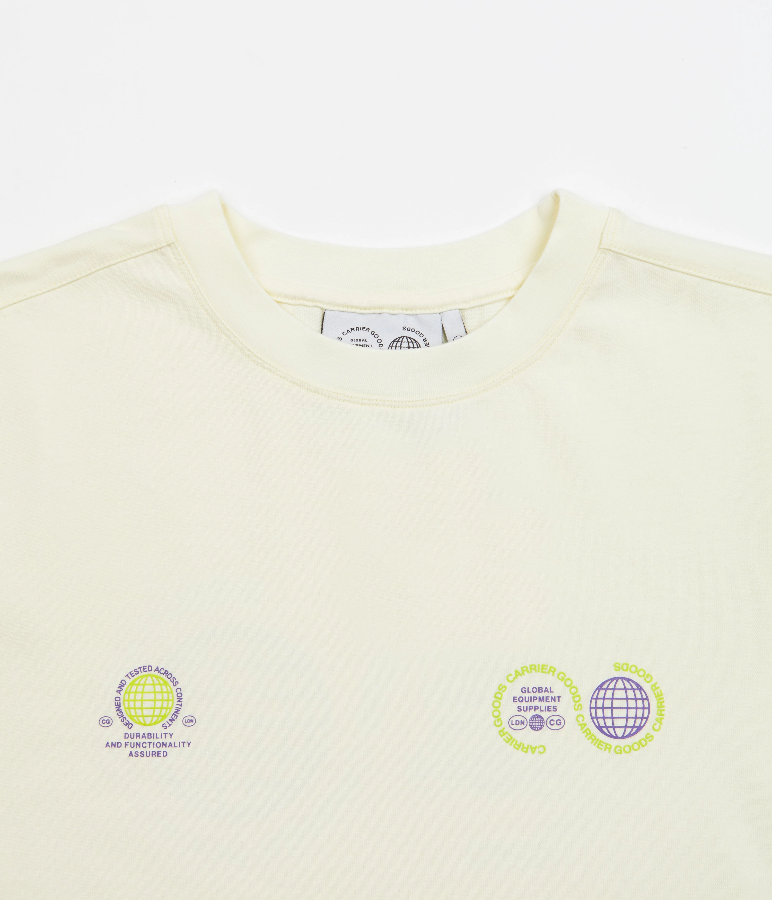 Carrier Goods Globe T-Shirt - Sylvan Green