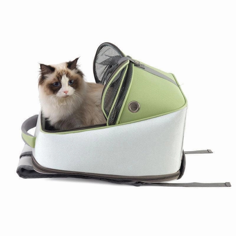 Cat Carrier Bag Foldable 4 Color Expandable Backpack