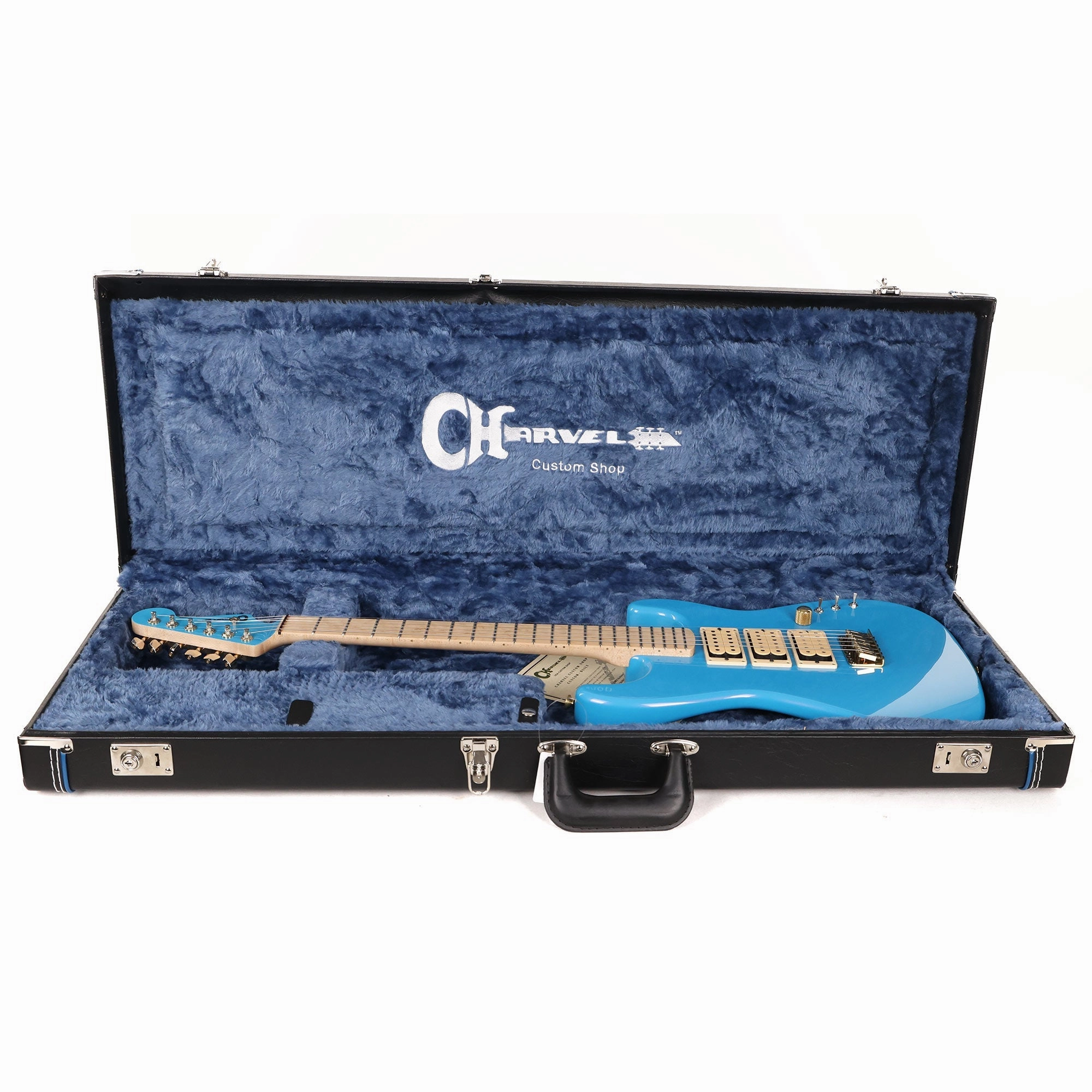 Charvel Custom Shop San Dimas Robins Egg Blue with Matching Headstock