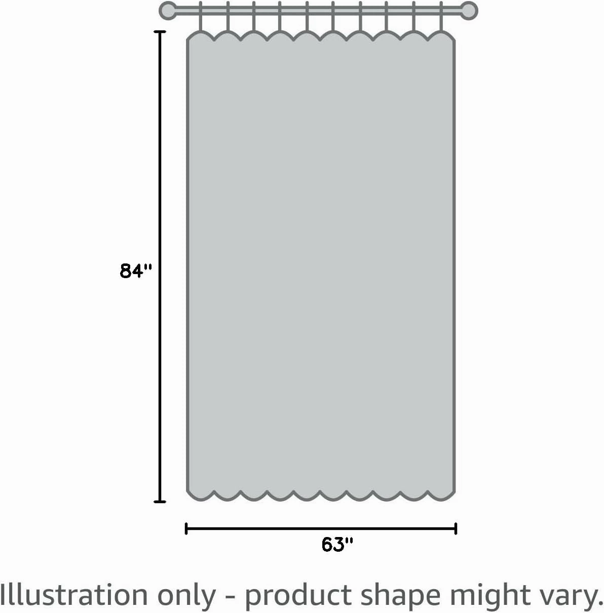 Chezmoi Collection 4-Piece Kids/Teens Panda Love Window Curtain Set - Soft Microfiber Black White Girls Printed Love Panda Hearts Whimsical Fun Kids Rod Pocket Drapes, 2-Panels (42" W x 63" L)