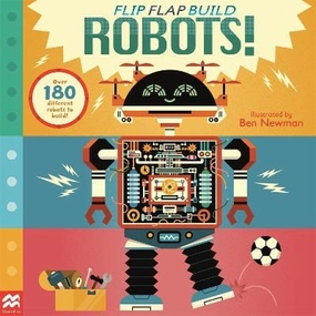 Children Macmillan: Flip, Flap, Build: Robots [2025] paperback