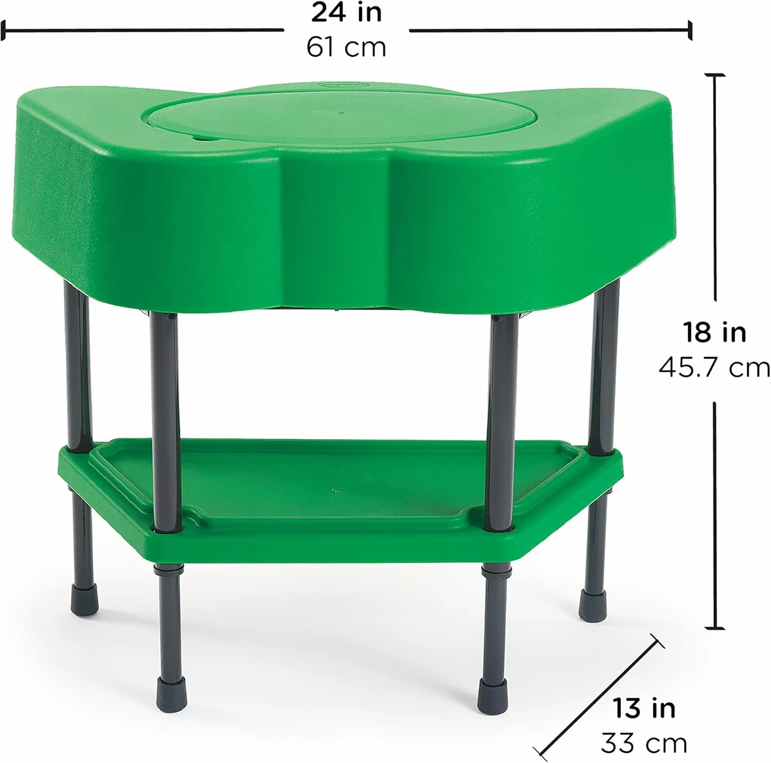 Children's Factory Adjustable Sensory Table with Lid Set, Sand and Water Activity for Kids, Preschools, Daycares, Outdoor Play