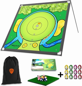 Chipping Game - The Ultimate Portable Golf Training for Dads and Young Golf Enthusiasts, Indoors and Outdoors