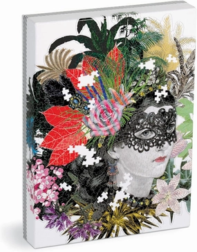 Christian Lacroix Heritage Collection Mam'zelle Scarlett 750 Piece Shaped Puzzle from Galison - 28.3" x 21" Jigsaw Puzzle with Iconic Fashion Design, Thick & Sturdy Pieces, Unique Gift Idea