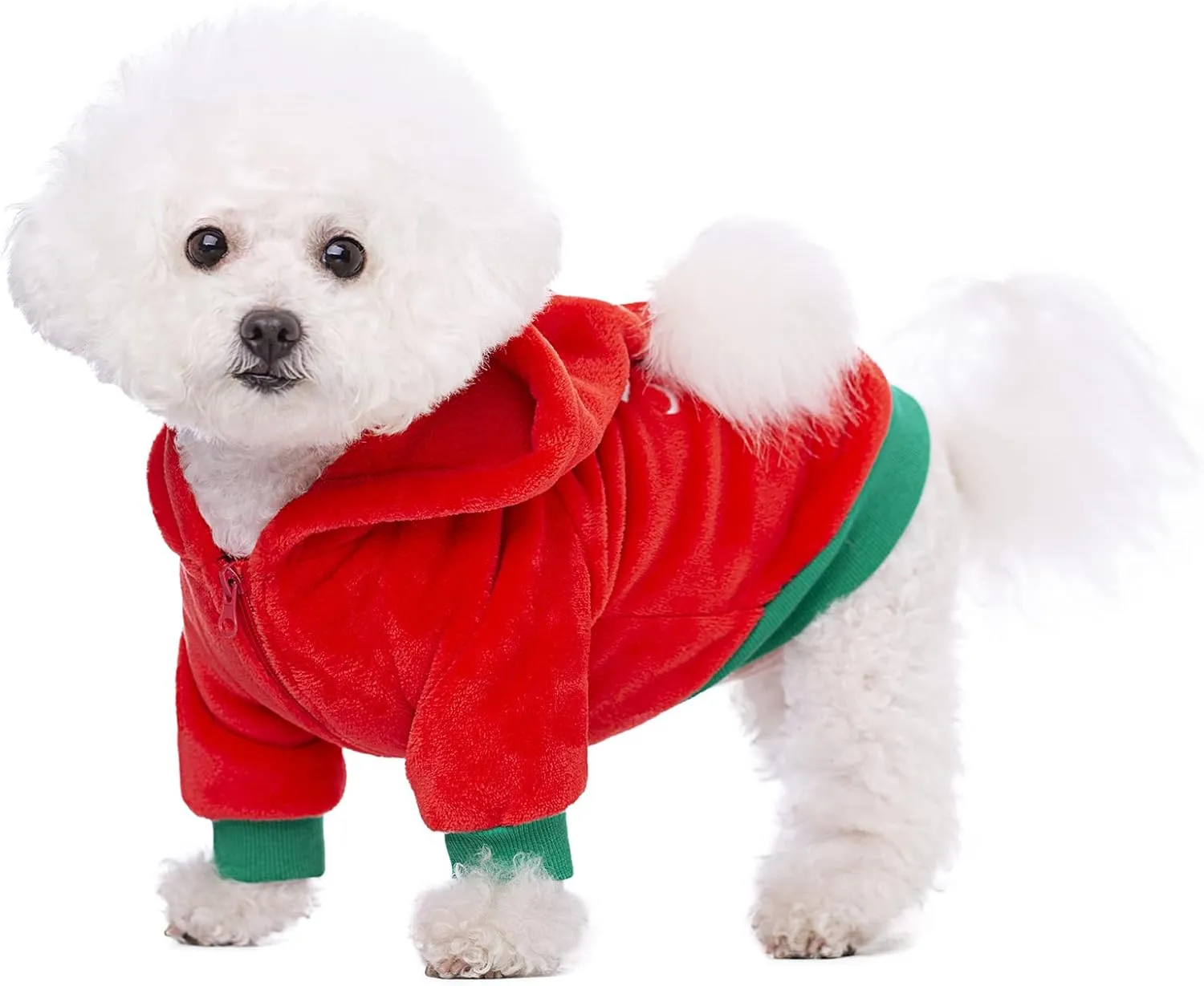Christmas Puppy Dog Hoodies for Small Medium Dogs,Hooded Sweatshirt Hoodies with Pocket Pet Cat Hoody Clothes Sweaters Fleece Coat Hoodies Dog Costume