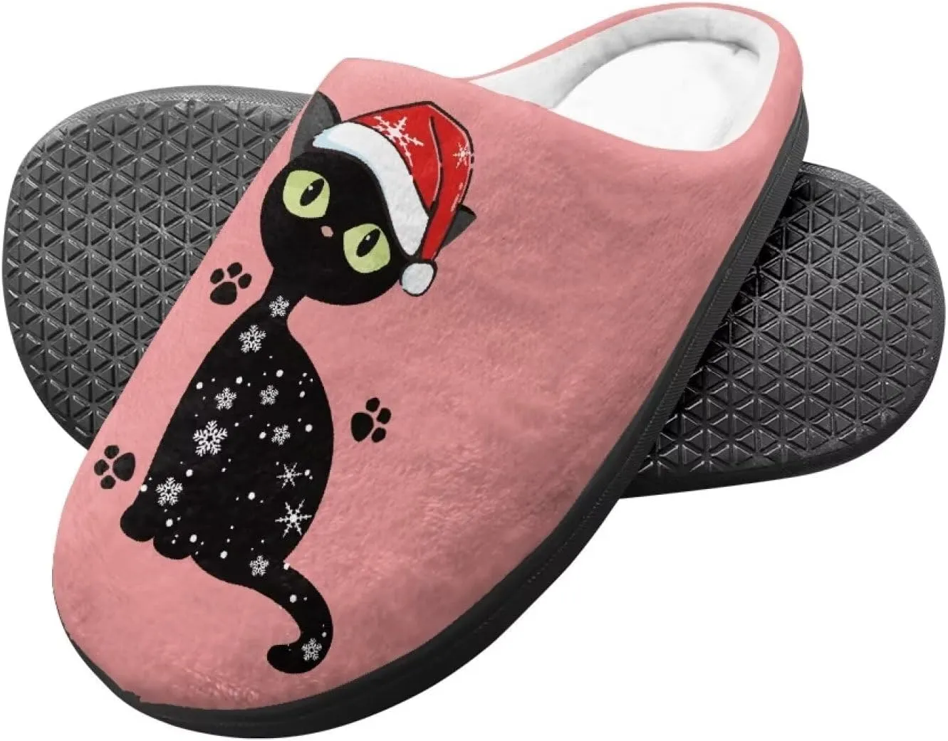 Christmas Slippers Christmas Slippers for Family Non-Slip Home Shoes for Men Woman