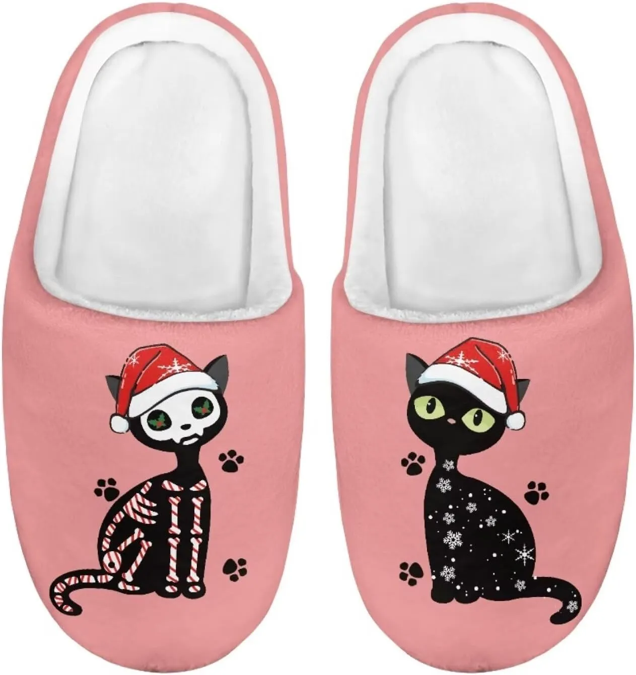 Christmas Slippers Christmas Slippers for Family Non-Slip Home Shoes for Men Woman