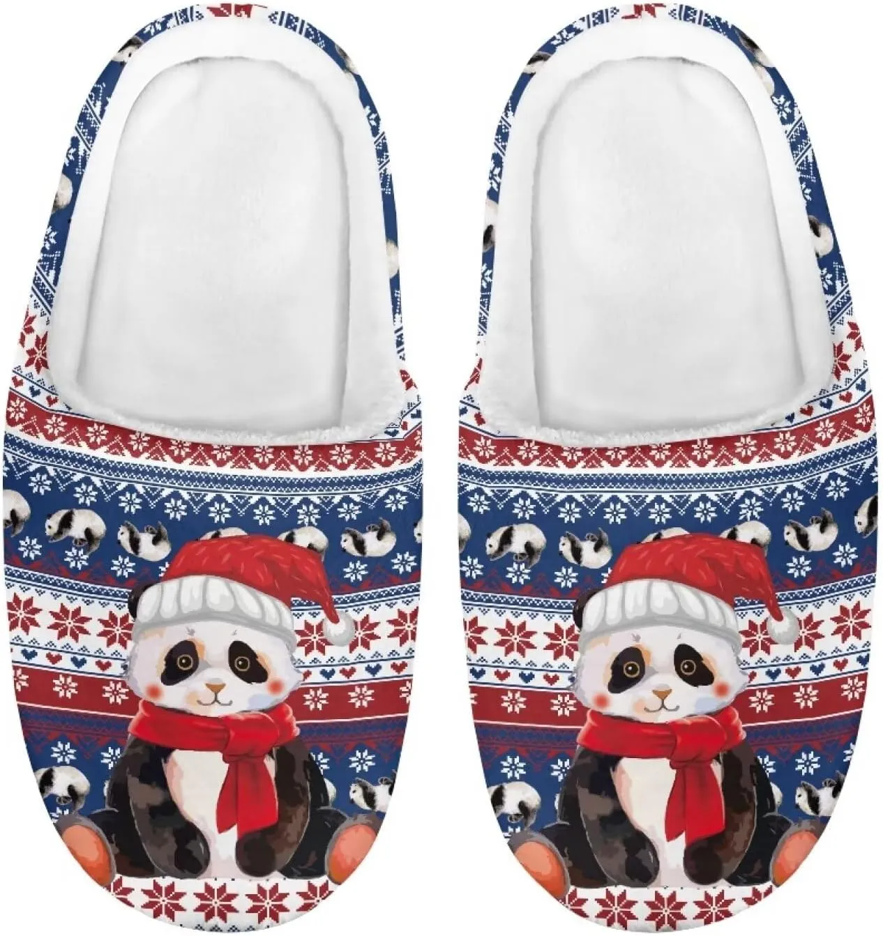 Christmas Slippers Christmas Slippers for Family Non-Slip Home Shoes for Men Woman