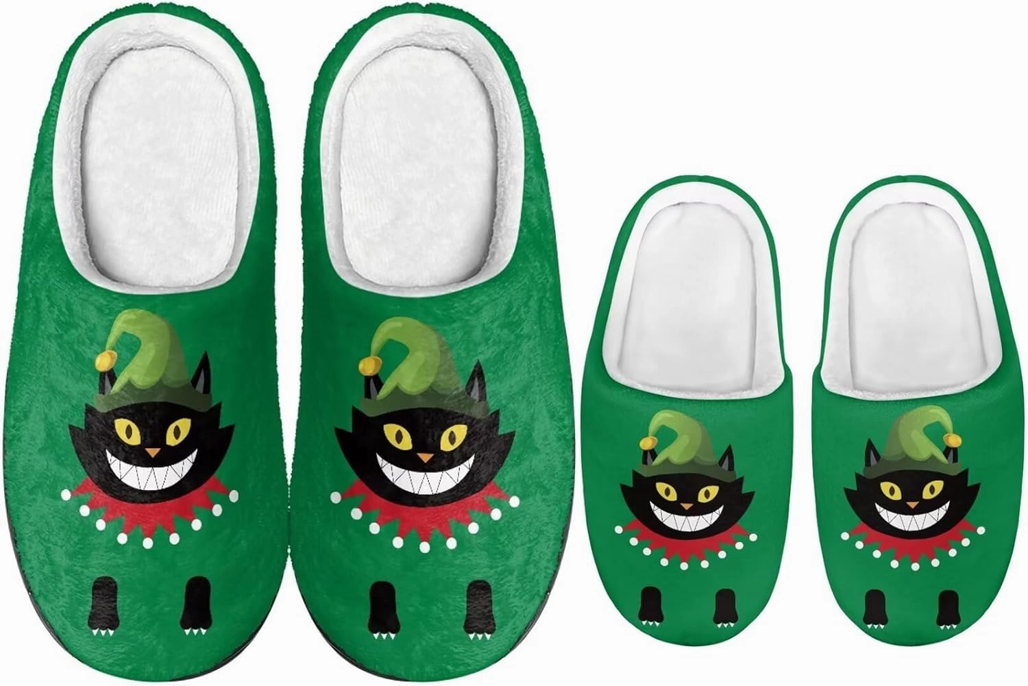 Christmas Slippers Christmas Slippers for Family Non-Slip Home Shoes for Men Woman