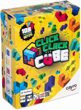 Click Clack Cube - Place the Pieces Correctly to Master the Challenges - Skill Game - Structures - 1 Player